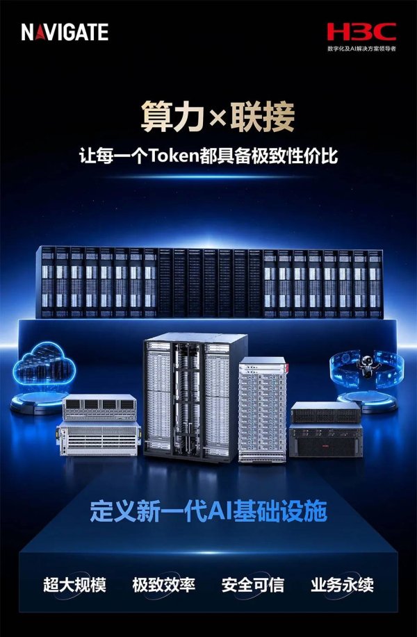 新华三重磅新品发布！全栈协同定义新一代AI基础设施