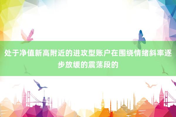 处于净值新高附近的进攻型账户在围绕情绪斜率逐步放缓的震荡段的
