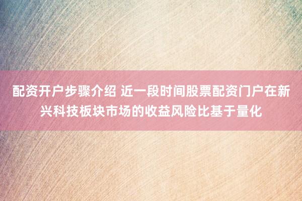 配资开户步骤介绍 近一段时间股票配资门户在新兴科技板块市场的收益风险比基于量化