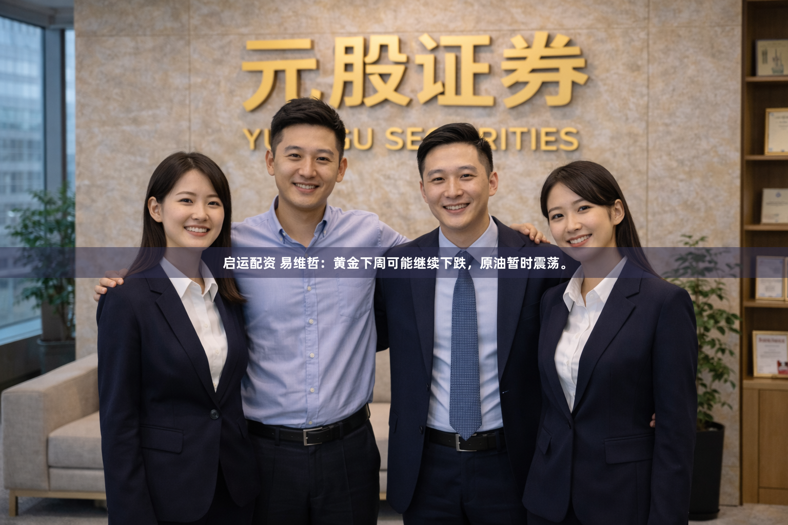 启运配资 易维哲:黄金下周可能继续下跌,原油暂时震荡。